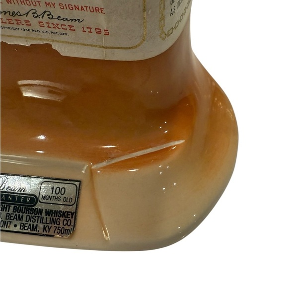 1988 Jim Beam Bourbon Regal China 100 Months Old Whiskey 6 GENERATIONS Decanter - Picture 11 of 14